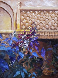 Ashraf, 18 x 24 Inch, Oil on Canvas, Floral Painting, AC-ASF-004